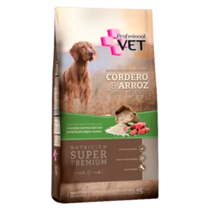 Profesional Vet Premium Cordero y Arroz x 15 kg