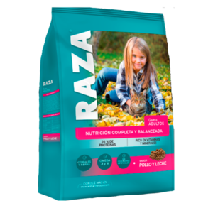 Raza Gato Pollo y Leche x 10 kg