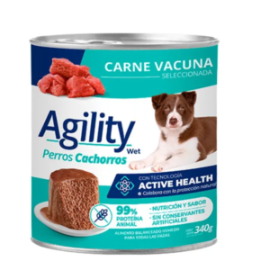 Lata Agility Perro Cachorro x 340 grs.