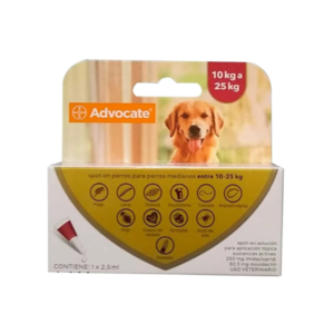 Pipeta Advocate de BAYER Perro 10 a 25 Kg