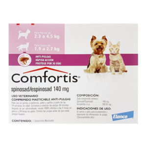 Pastilla Comfortis 2 a 4 kg