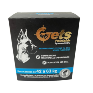 Pastilla Gets (0) Hospitalaria hasta 63 kg x 3 unid.