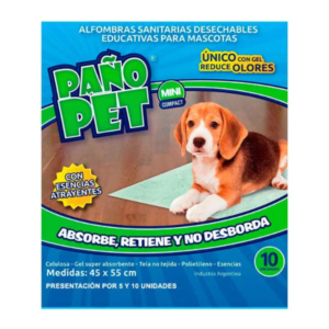 Paño Pet Mini Alfombra  x 10 unidades