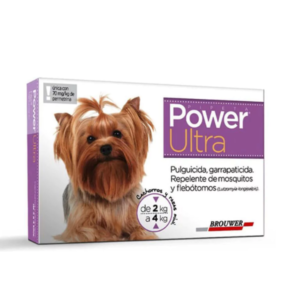 Pipeta Power Ultra perros 02 a 04 Kg