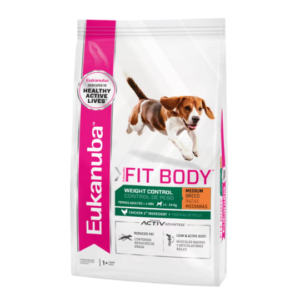 Eukanuba FitBody Weight Control Medium Breed x 3 kg