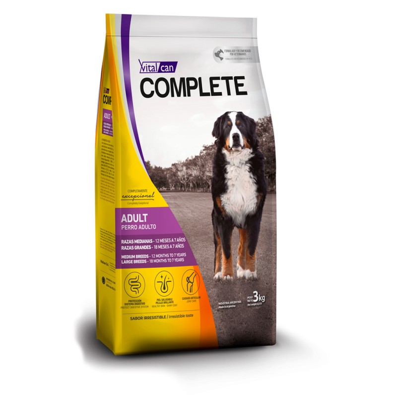 Vital Complete Carne Rza M/G 20 KG