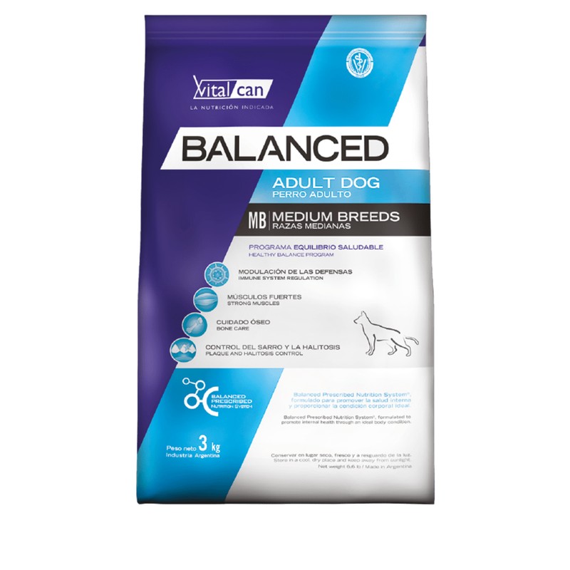 Vital Balanced Adulto Medianas 20 KG