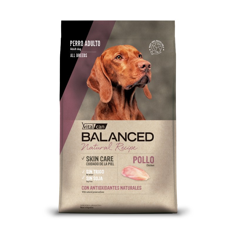 Vital Balanced Perro Natural Recipe Pollo 15Kg
