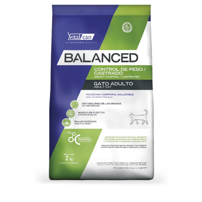 Vital Balanced Gato Ctr.Peso 7.5 KG