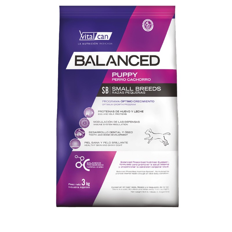 Vital Balanced Cachorro Pequeñas 7.5 KG