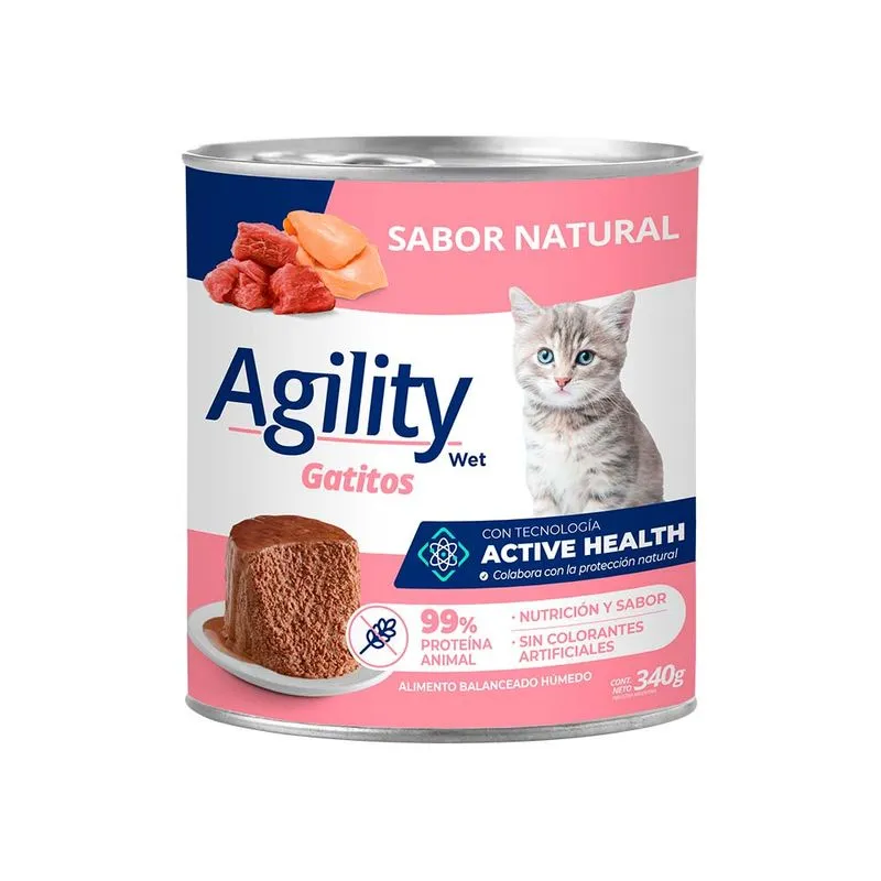 Agility Kitten Gato Lata 0.340 Kg