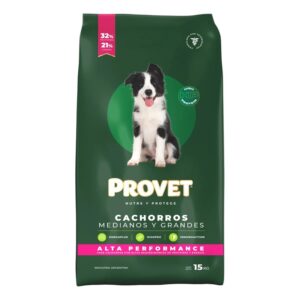 Provet Alta Performance Cachorro Grande y Mediano X 15 Kg