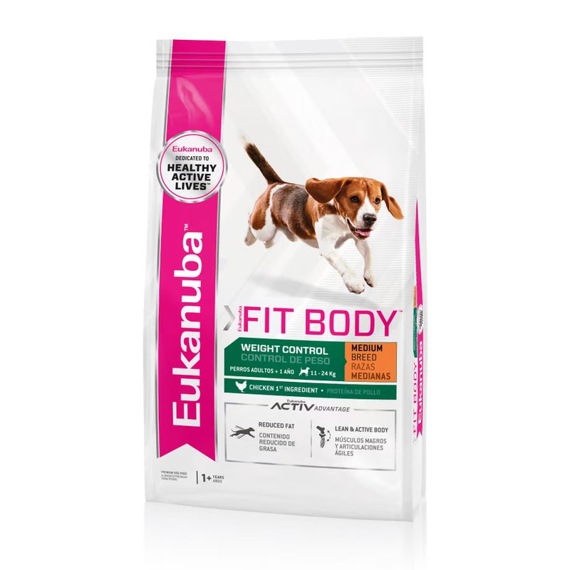 Eukanuba Fit Body Weight Control Medianas 3 KG