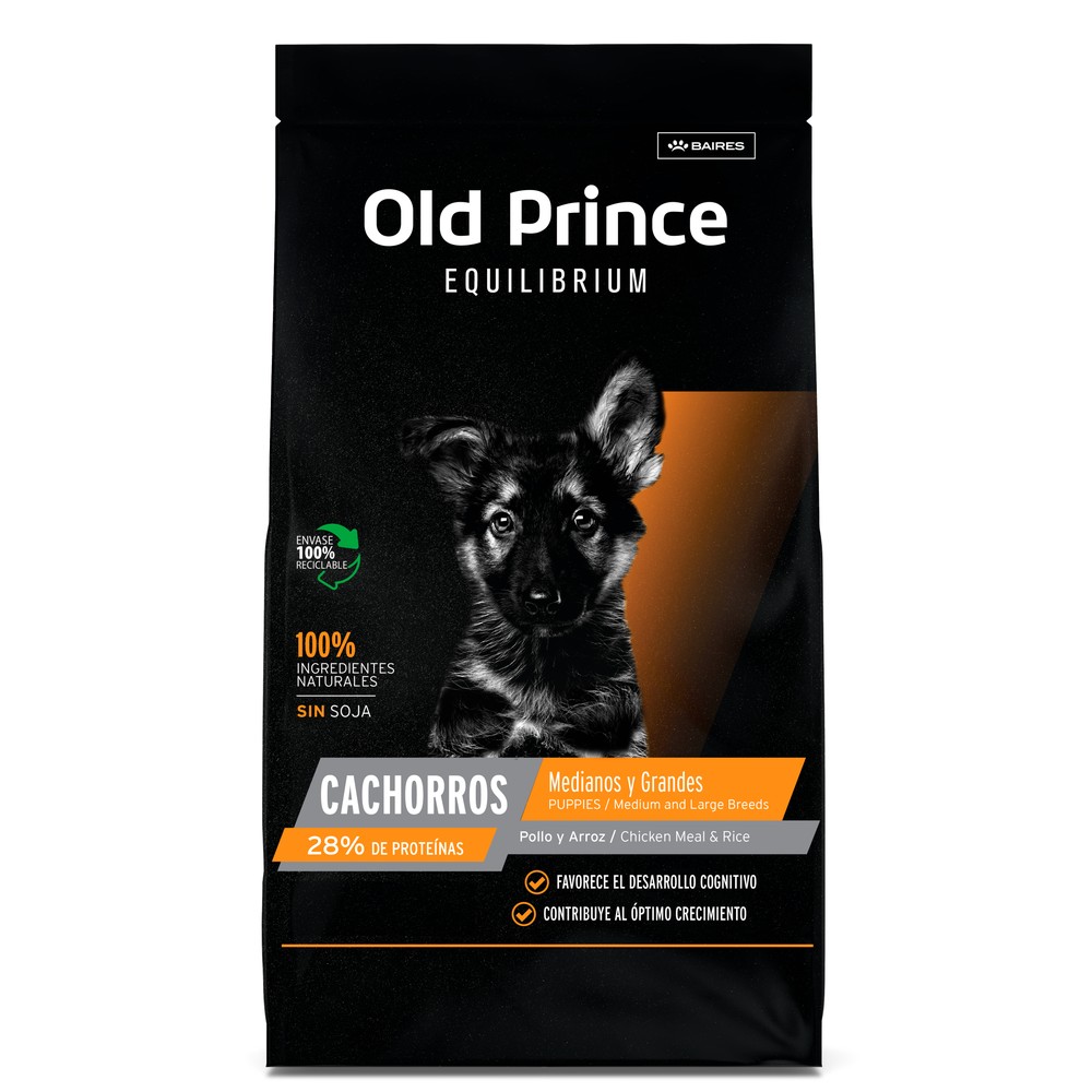 Old Prince Eq Cachorro Medianas Y Grandes 15 KG
