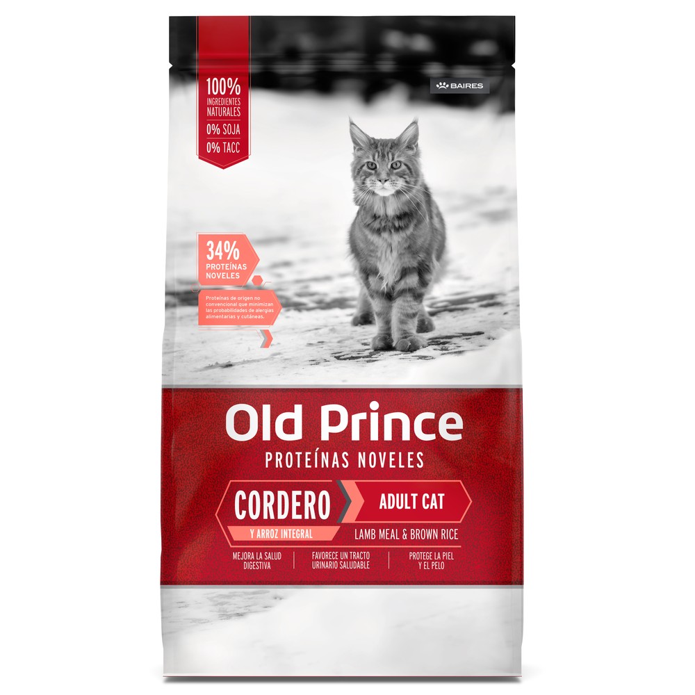 Old Prince Cordero Gato Adulto 3 KG