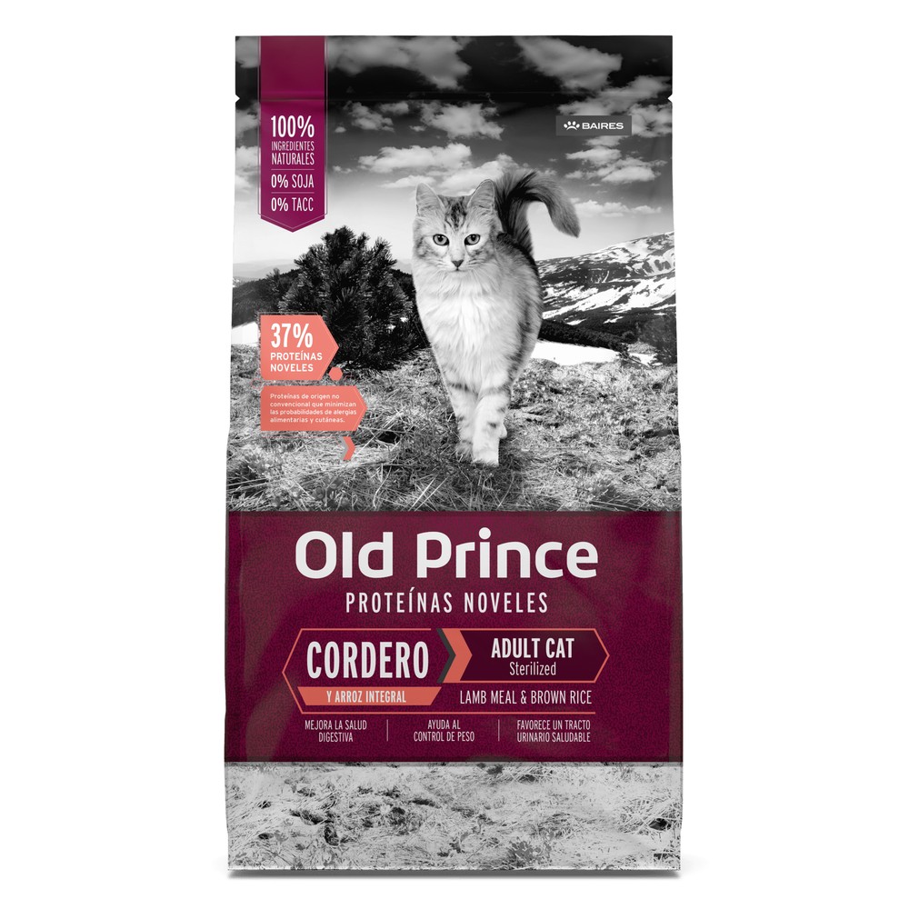 Old Prince Cordero Gato Sterile 7.5 KG