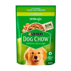 Perro Chow Cachorro Pollo 100 Grs (Pouch)