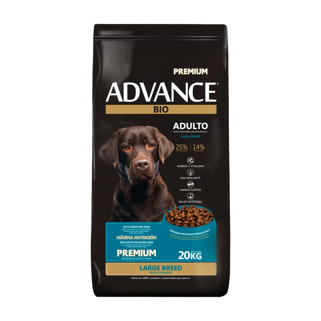 Advance Perro Adulto Grandes y Medianos X 20 Kg