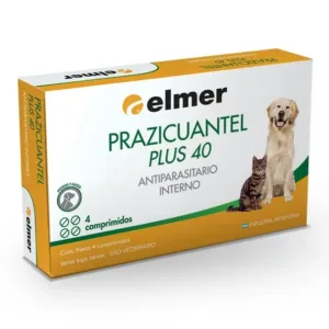 Antiparasitario Elmer x 4 Comprimidos (Hasta 40KG)