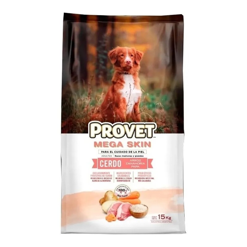 Provet Skin Cerdo Y Arroz X 15 Kg