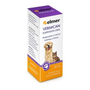 Vermican Elmer Antiparasitario Interno Suspensión Oral Perros y Gatos x 20 ml