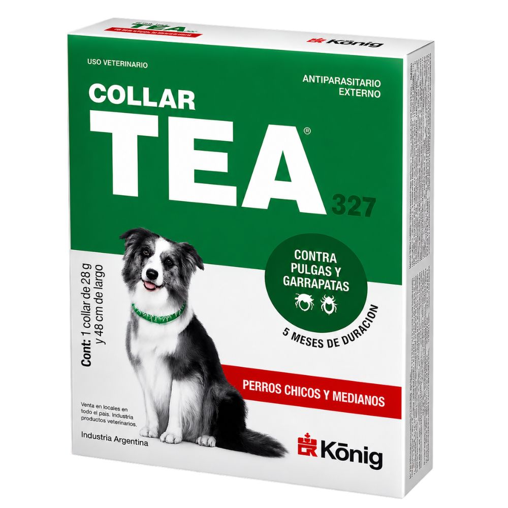 Antiparasitario externo para perros chicos y medianos Collar TEA
