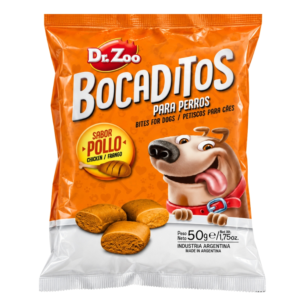 Dr. Zoo Bocaditos Pollo X 50 Grs