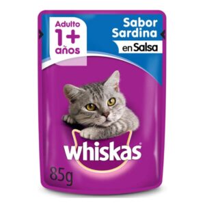 Pouch Whiskas Sardina X 85 GR