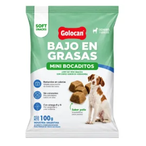 Golocan Mini Bocaditos Bajos en Grasa X 100 Grs