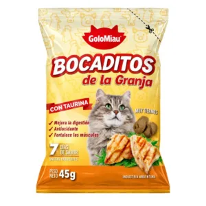 Golocan Bocaditos de la Granja para Gatos X 45 Grs