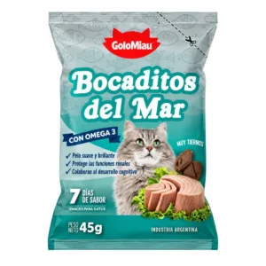 Golocan Bocaditos del Mar para Gatos X 45 Grs