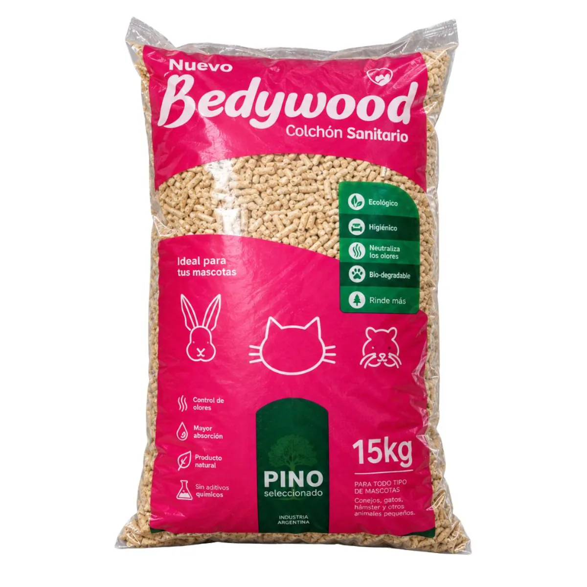 PELLETS BEDYWOOD X 15 KG