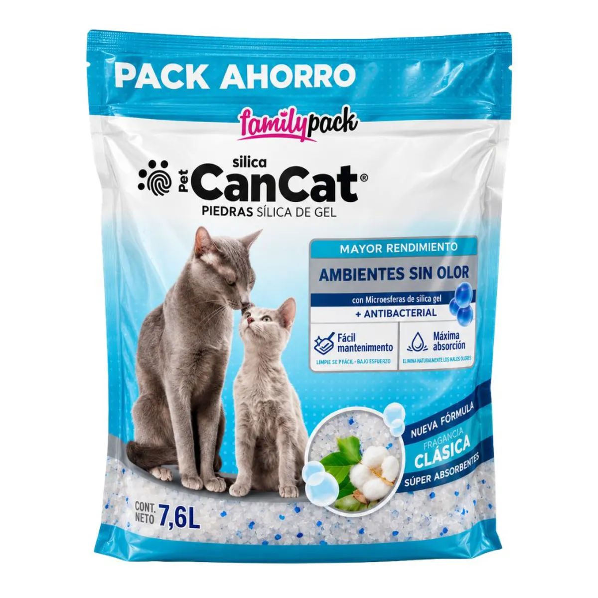 CANCAT PIEDRA SILICA FAMILY PACK CLASICA 7.6 LTS