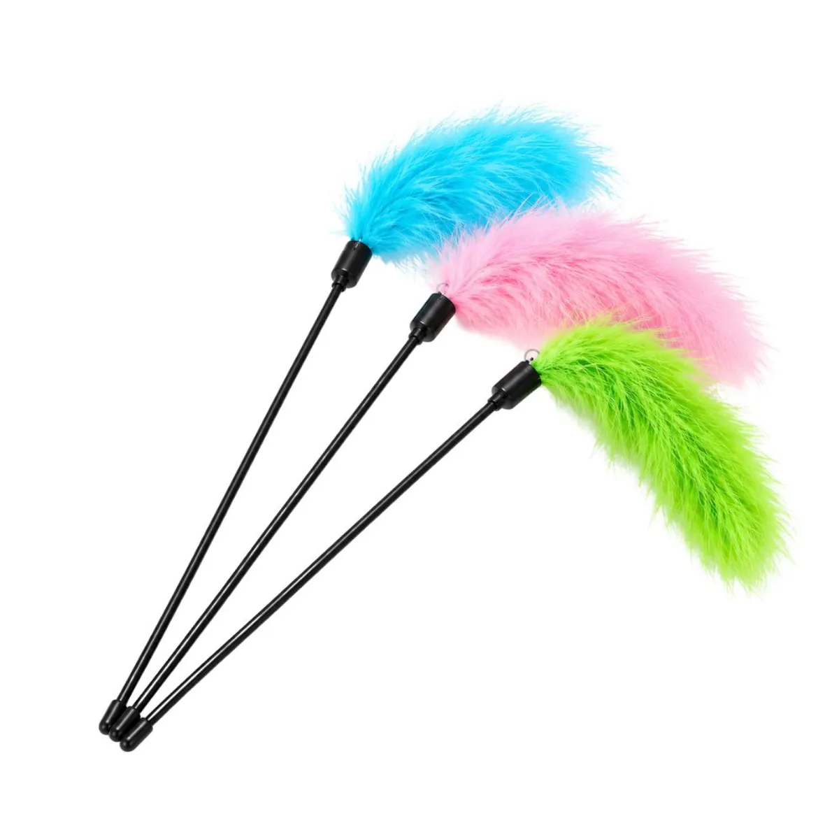 VARITA CON PLUMA 65 CM