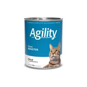 Agility Adultos Gato Pollo Lata 0.340 Kg