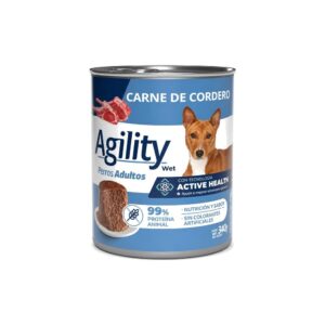 Agility Adultos Perro Cordero Lata 0.340 Kg