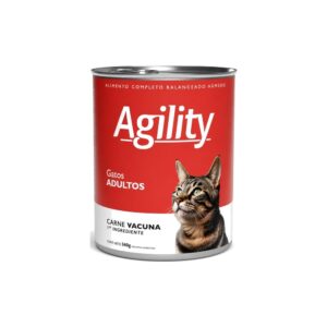 Agility Adultos Gato Carne Lata 0.340 Kg