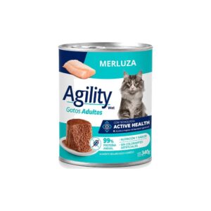 Agility Adultos Gato Merluza Lata 0.340 Kg